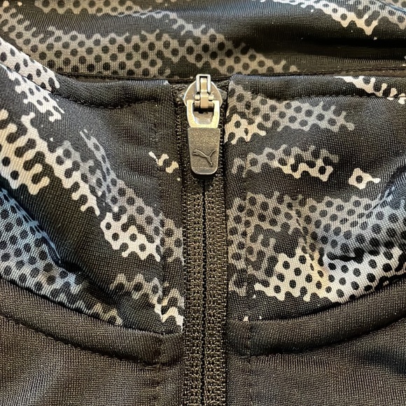 PUMA Men’s Contrast Jacket 2.0 Black and Gray sweatshirt zip up jacket size XXL - Picture 3 of 6